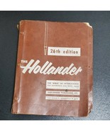 Vintage 1960 The Hollander 26th Edition Parts Index Manual Auto and Truc... - €49,90 EUR