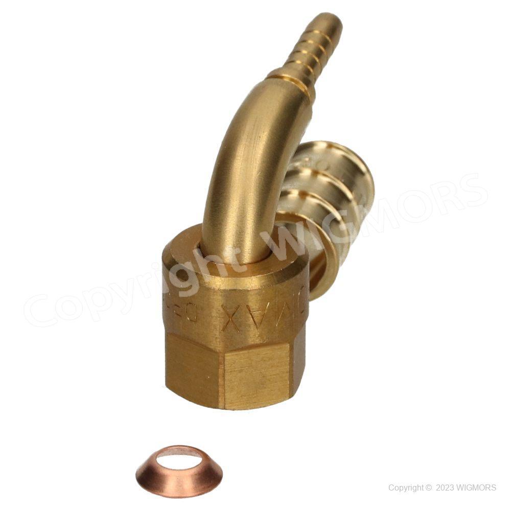 Press fitting female Quadra XCA02M FI 4 - 1/4&quot; SAE 7/16-20 UNF thread SAE 9 - $17.59