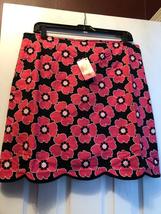 NWT GOLFTINI Hot Pink Black Floral WANDERLUST Golf Skort 4 4L 6 6L 8 8L 10 12 image 3