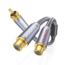 Rca Y Splitter Rca/Phono Splitter Cable 1 Male To 2 Female Gold-Plated Plug Rca  - $30.99