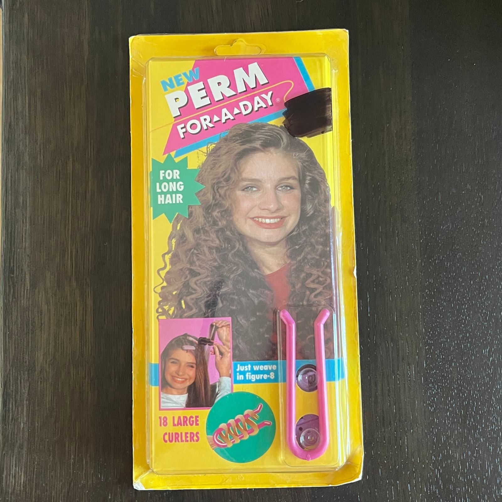 Vintage 1993 Perm For A Day Wave Large Curlers for Long Hair NEW Sealed ... - £30.12 GBP