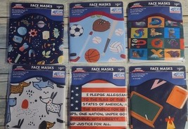 Twelve (12) Unibody Soft Stretch ~ Face Masks ~ One Size ~ Various Patte... - $42.10 CAD