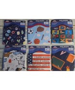 Twelve (12) Unibody Soft Stretch ~ Face Masks ~ One Size ~ Various Patte... - $42.10 CAD
