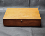 Eureka Flatware Utensil Silverware Presentation Storage Box Chest Wood Case - £27.13 GBP