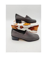 Donald J Pliner Heels Womens 8.5 M Pumps Block Gray Fabric Square Toe Ca... - €43,42 EUR