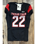 Texas Tech Red Raiders #22 Football Jersey Under Armour Black Game Sampl... - £39.34 GBP