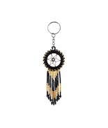 Mia Jewel Shop Dream Catcher Long Seed Beaded Fringe Dangle Keychain Met... - $291.43 MXN