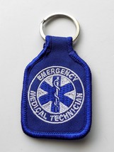 Emt Emergency Medical Technician First Responder Embroidered Key Chain Key Ring - $5.64