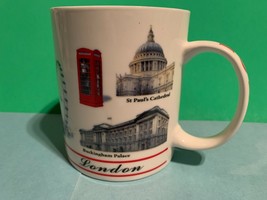 E&amp;W London Points of Interest Images in London Ceramic Souvenir Coffee Mug - £6.36 GBP