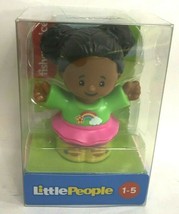 Fisher Price Little People TESSA Pink Skirt Green Top Rainbow Graphic - $10.95