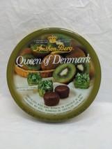 **EMPTY TIN* Anthon Berg Queen Of Denmark Chocolate Tin 7 1/2&quot; X 1 1/2&quot; - £11.27 GBP