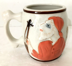 Louise Aarong Co. of Bangladesh Ceramic Mug with Raised Design 4&quot;H 12 oz... - $8.99