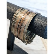 Vintage Bracelet / Bangle - Set of Brown and Tan Bracelets - £13.88 GBP