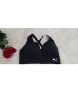 Puma Women’s Sports Bra Black Sz Small Padded Adjustable Strapps - $187.41 MXN