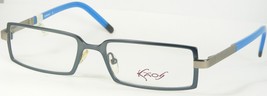 KaOS 116 COL2 Pierre Bleu / Argent Lunettes Monture 51-17-135mm Allemagne - £60.77 GBP