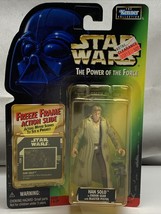 Star Wars The Power Of The Force Han Solo Action Figure Kenner Hasbro LG - $14.85