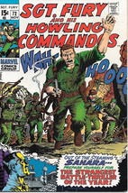 Sgt. Fury and His Howling Commandos Comic Book #72 Marvel 1969 FINE+ - $12.36