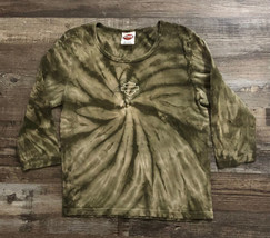 Authentic Harley Davidson Womens XL Green Tie Dyed 3/4 Sleeve Tee T Shirt - $20.07