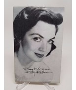 Best Wishes Kitty Kallen Movie Star Penny Arcade 3x5 Postcard 50&#39;s Rare - $11.33