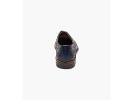 Stacy Adams Gennaro Wingtip Oxford Ostrich Print Leather Blue  25537-400 image 8