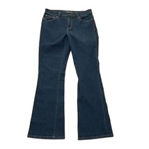 Lauren Ralph Lauren Modern Flare Denim Blue Jeans Womens Size 8 Dark Wash - £18.13 GBP