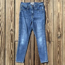 Madewell 10&quot; Roadtripper Mid Rise Skinny Jeans Stretch Denim Womens Size... - $21.82