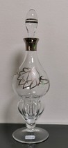 Vintage Bohemia Hand Made Crystalex Glass Decanter Czech Republic Rare - £59.50 GBP