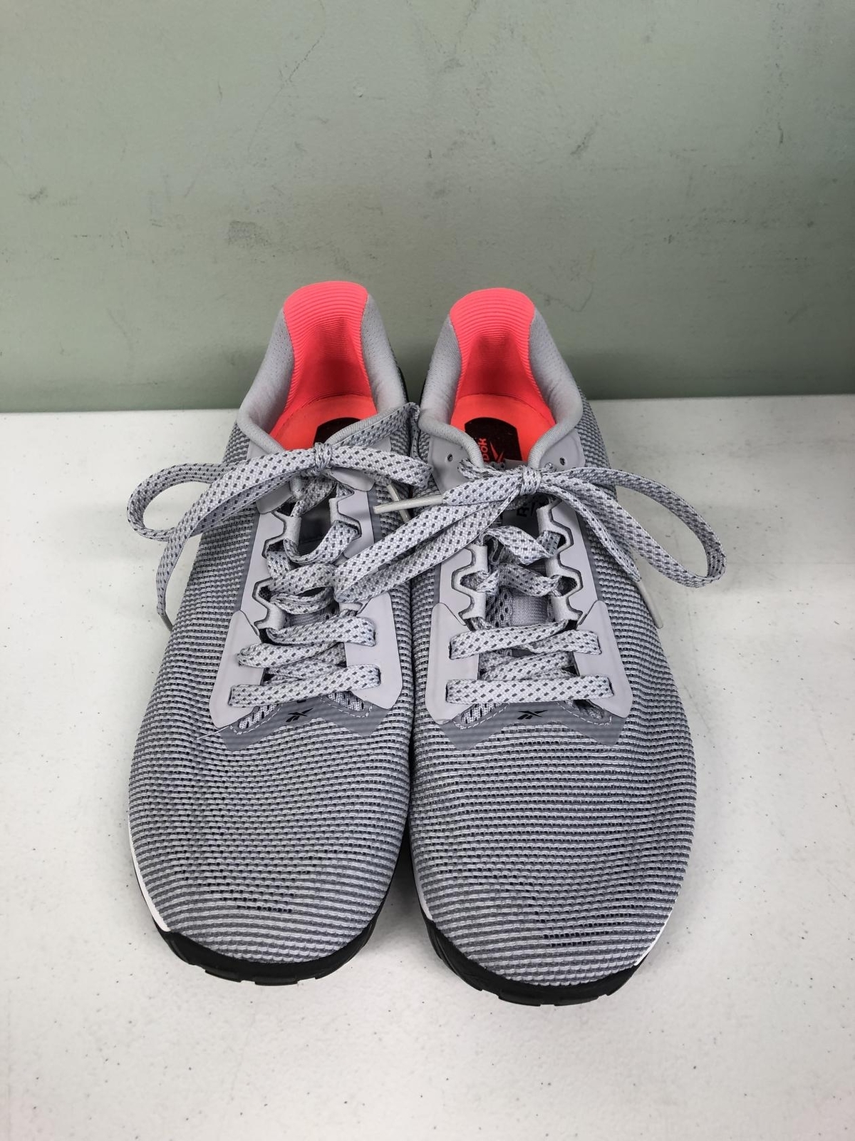 Reebok Men&#39;s Nano X1 GRIT Sneaker Size 9M S42564 Grey/Coral - $33.64