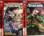 JUSTICE LEAGUE: RISE OF ARSENAL lot of (2) issues #2 &amp; #4 (2010) DC Comi... - £11.66 GBP