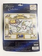 New Janlynn Counted Cross Stitch #015-0237 Wonders Of The Ancient World Map - $26.72