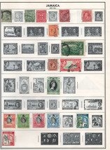 JAMAICA 1883-1966 Very Fine  Used Stamps Hinged on list: 2 Sides - £4.39 GBP