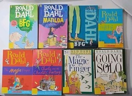 Lot of 8 ROALD DAHL Paperback Books - Great For Classroom - BFG Charlie &amp; More - £10.87 GBP