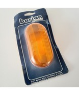 Vintage BARJAN Cats Eye Plastic Orange Amber Light Lens Cap Cover 049-BP... - £7.85 GBP
