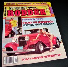 STREET RODDER Magazine Jan 1982 Vol11 No1 Duece Tom Phipps Street B Reggie&#39;s Rod - £9.93 GBP