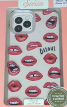 SONIX Clear Case for iPhone 12 &amp; 12 Pro Bisous Lips Drop Test Certified MSRP $35 - £3.61 GBP