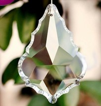 Maple Leaf 38MM 50MM 63MM 76MM Prism Chandelier Crystal Pendant Light Ac... - $21.93+