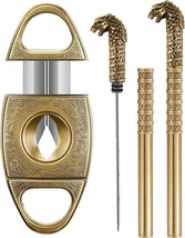 Scotte V-Cut Cigar Cutter Guillotine Precision Cigar Draw Enhancer Tool ... - $34.83