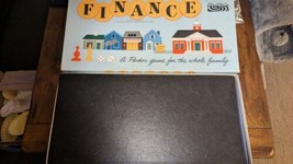Finance Vintage Board Game Parker Brothers 1958 Complete Pre Monopoly Ni... - $37.61