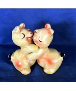 Vintage 1950’s Anthropomorphic Bunny Hug Salt &amp; Pepper Shakers Vantelingen - $263.43 MXN