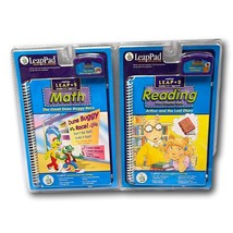 LeapPad Cartridge Book New Lot 2 Math Dune Buggy Reading Arthur Diary Le... - £32.49 GBP