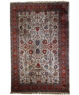 Handmade vintage Persian Mashad rug 6.9&#39; x 10.9&#39; (210cm x 334cm) 1950s -... - $1,106.22 CAD