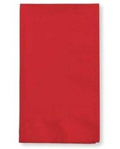 Red Dinner Paper Napkins 50 Per Pack Party Tableware Decorations Party Supplies - £8.75 GBP