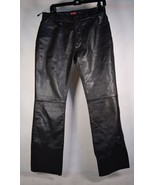Lux Womens Leather Black Pants 9  - $52.97 CAD