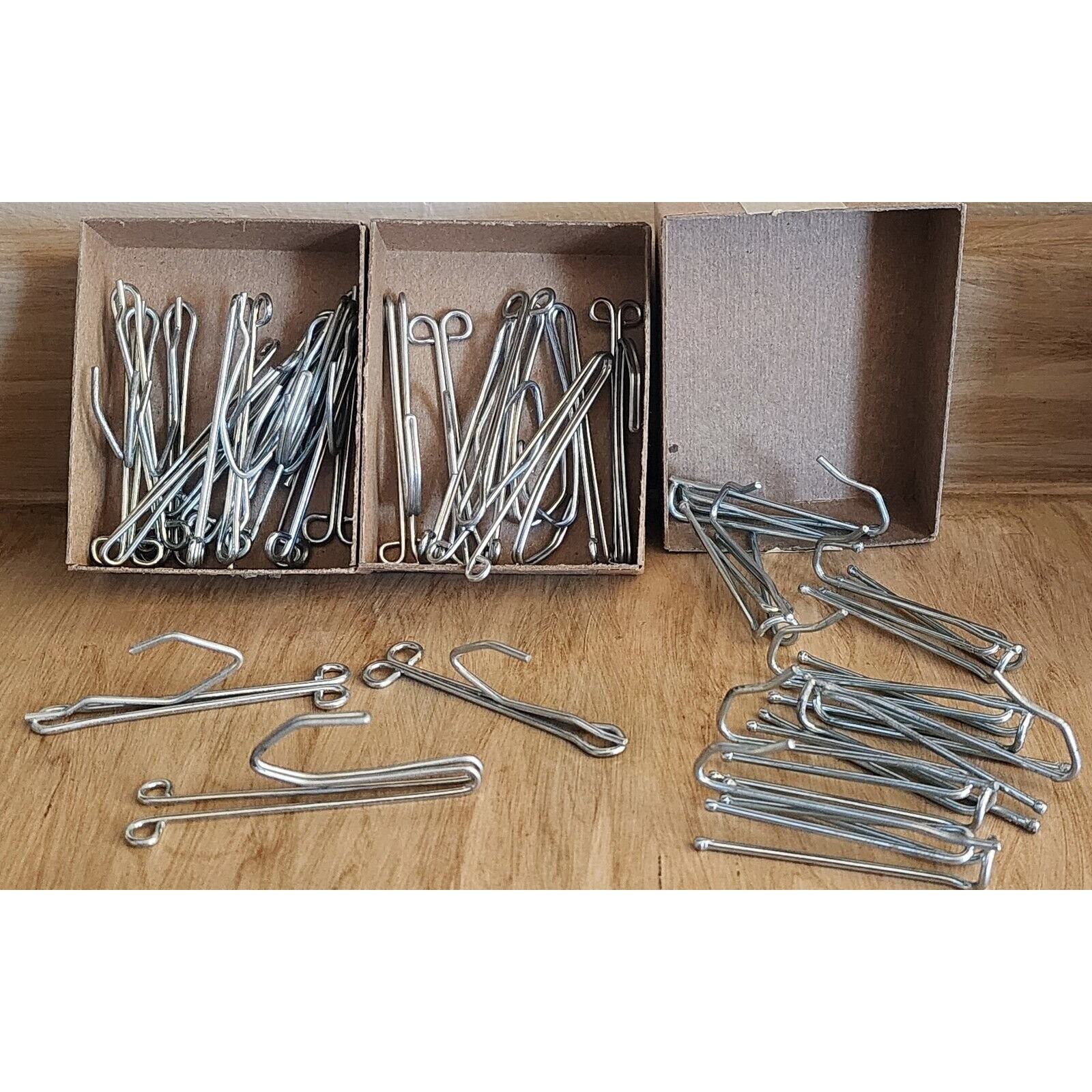 READY Prong Pinch Pleat Drapes Curtain Hooks 2 Styles 29 pcs See Descrip... - $7.16