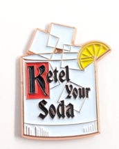 Ketel Your Soda Ketel One Vodka Coctail Enamel Lapel Pin Advertise White Red... - £7.91 GBP