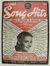 Vintage Sheet Music Song Hits Magazine September Ann Sheridan Kay Kyser College - £8.80 GBP