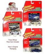 Johnny Lightning Official Pace Cars Lot of 3 Die-Cast Cars 402-40 Hot Wh... - £23.39 GBP