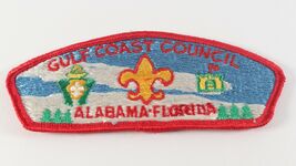 Vintage Gulf Coast Council Alabama Florida Boy Scouts BSA Shoulder CSP P... - $10.82 CAD