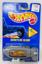 Vintage Hot Wheels Goodyear Blimp Blue Card Collector #194 White Gondola - $4.95