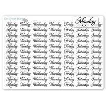 12 Weeks DIY Calendar Weekly Planner Stickers - $8.58